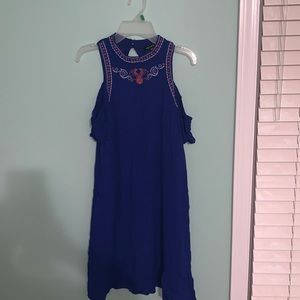 Dillards Summer Tank Dress with Short Sleeves